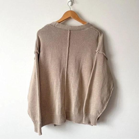 Zara Knit Button Slouchy Cardigan Size Small - Picture 3 of 5